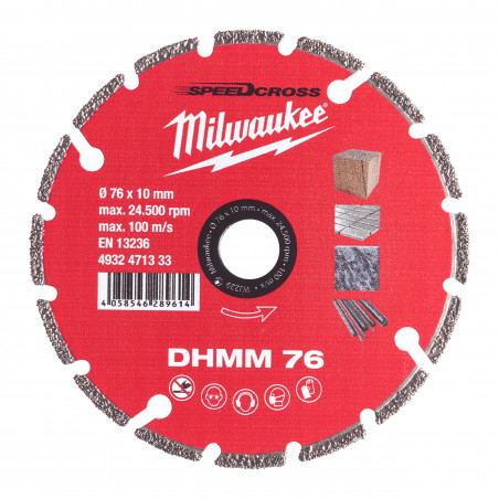 DISQUE DIAMAND MULTI MATERIAUX 76 MM - 1 PC