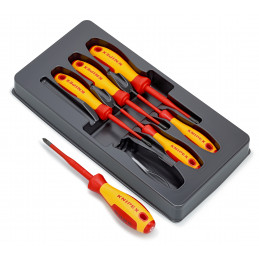 JEU DE 6 TOURNEVIS SLIM 1000V
