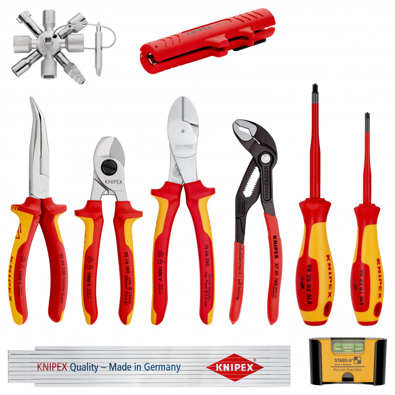 Cle pour armoire electrique KNIPEX, TwinKey - KNIPEX 