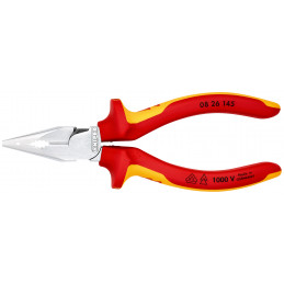 PINCE UNIV 1/2 RONDE 145MM CHROMEE 1000V