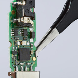 Brucelles SMD d précision ESD acier inox