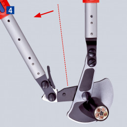 COUPE-CABLE POIGN. TELESCOP. 570MM Ø38MM