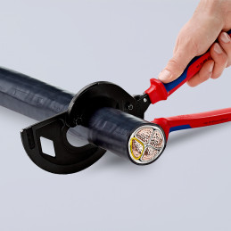 PINCE COUPE-CABLES A CLIQUET 320MM Ø60MM