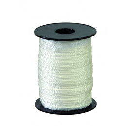 CORDEAU POLYPRO TRESSE BLANC 100M FIL 1,5MM