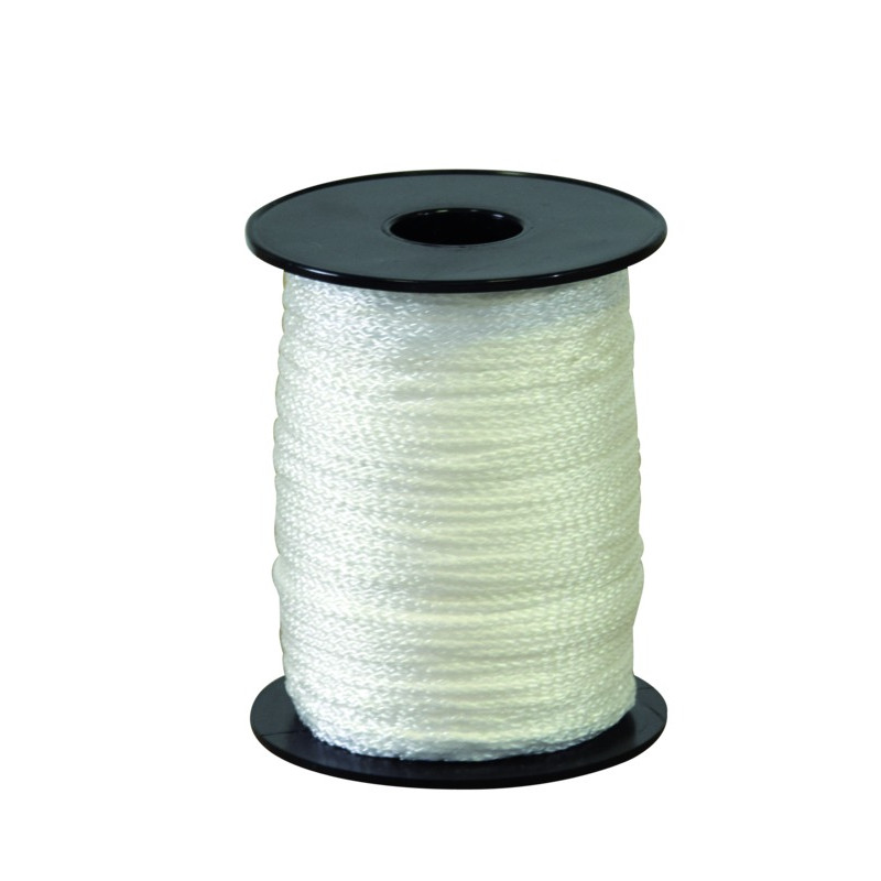 CORDEAU POLYPRO TRESSE BLANC 100M FIL 4MM