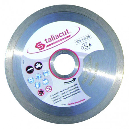 DISQUE LASER DIAMANT 125MM JANTE CONTINUE 6MM