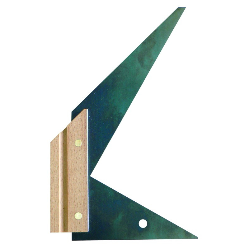 EQUERRE DOUBLE ONGLET 90°/60°/45° LAME INOX 250MM EQUERRE DOUBLE ONGLET 90°/60°/45° LAME INOX 250MM