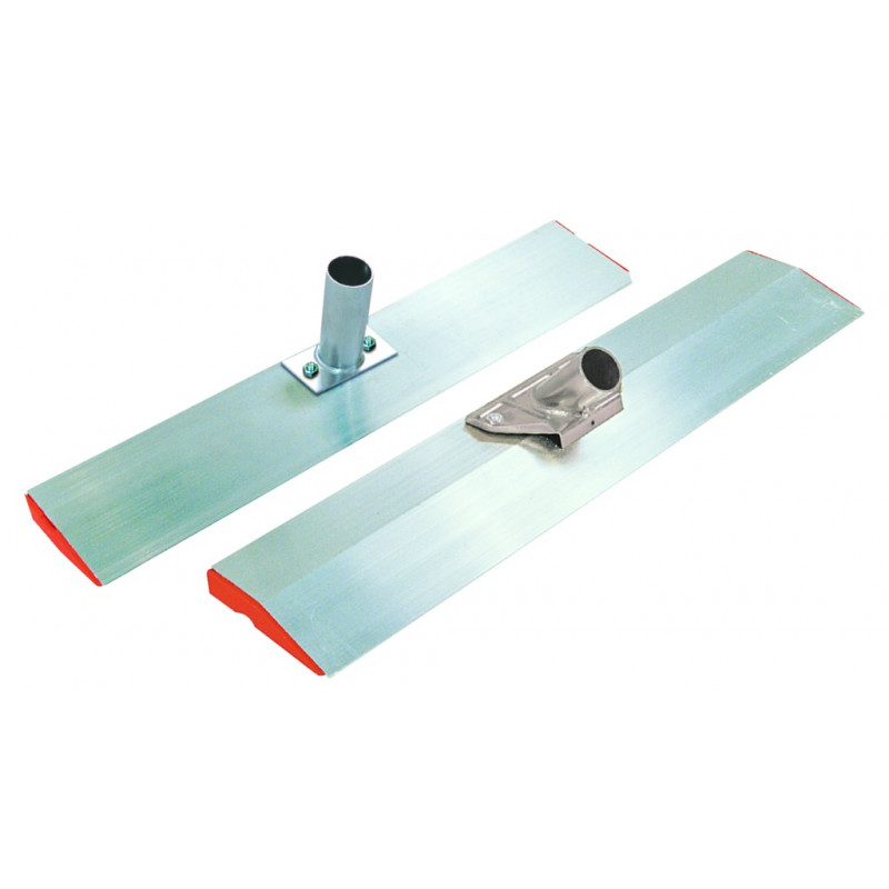 RACLOIR A BITUME ALU BISEAUTE DOUILLE A 90° 10X60CM RACLOIR A BITUME ALU BISEAUTE DOUILLE A 90° 10X60CM