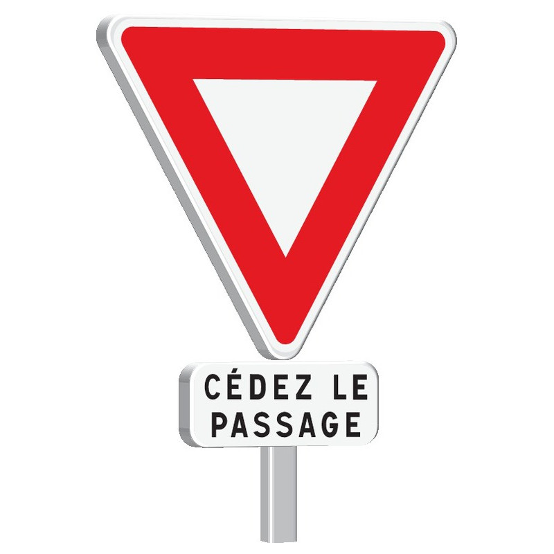 AB3a + M9c-1000-Classe 2-Cédez le passage AB3a + M9c-1000-Classe 2-Cédez le passage