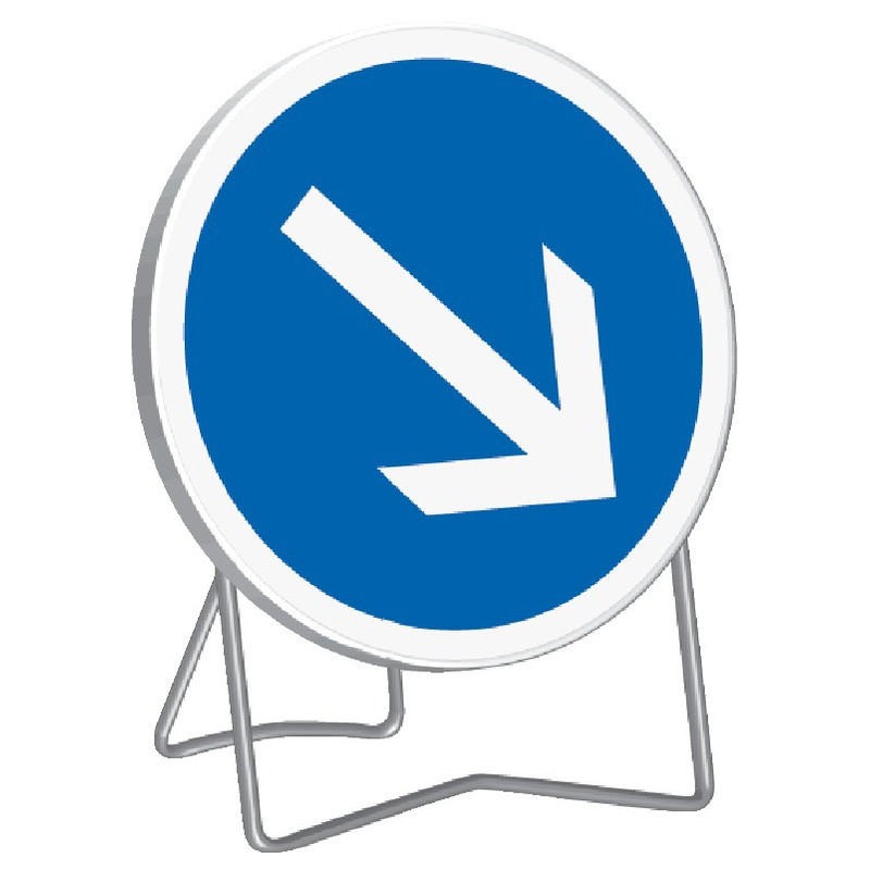 B21a1 650 T1 PASSAGE OBLIGATOIRE A DROITE B21a1 650 T1 PASSAGE OBLIGATOIRE A DROITE