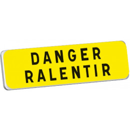 KM9 T1 700 JAUNE DANGER RALENTIR