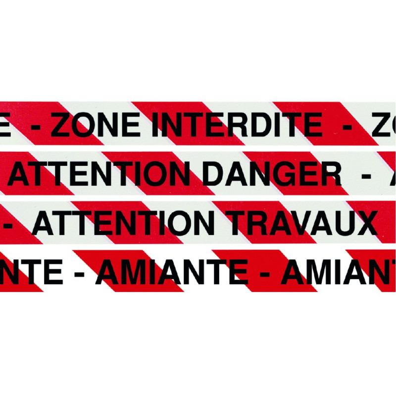 RUBAN "ATTENTION TRAVAUX" 500MX75MM RUBAN "ATTENTION TRAVAUX" 500MX75MM