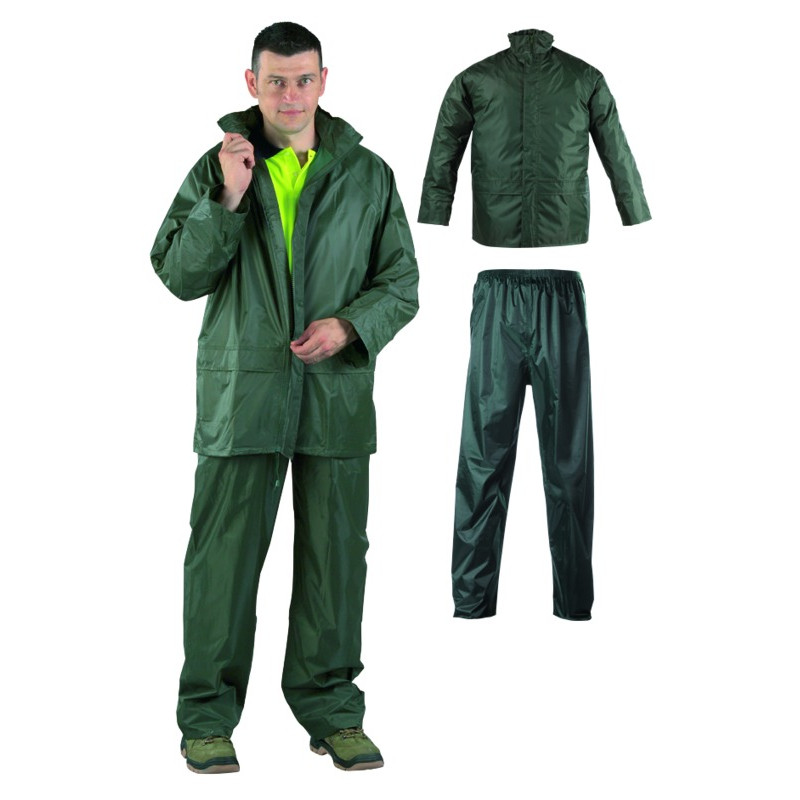 VETEMENT PLUIE VERT TAILLE L VETEMENT PLUIE VERT TAILLE L