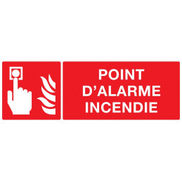 POINT D'ALARME INCENDIE 200x52mm