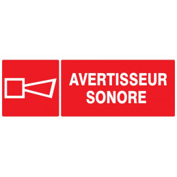 AVERTISSEUR SONORE 200x52mm