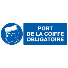 PORT DE LA COIFFE OBLIGATOIRE 200x52mm