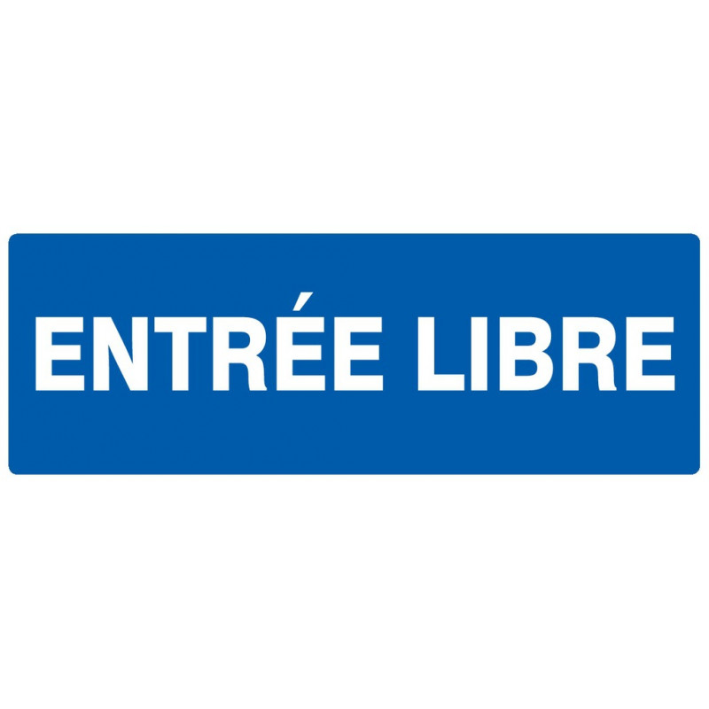 ENTREE LIBRE 200x52mm