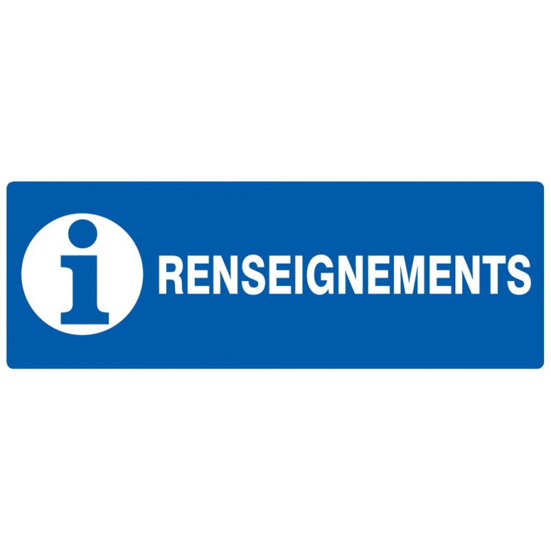 RENSEIGNEMENTS 200x52mm