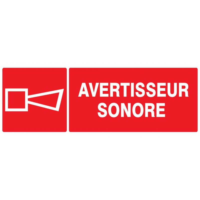 AVERTISSEUR SONORE 330x200mm