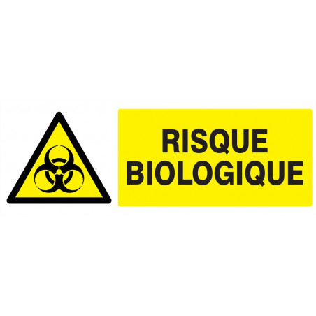 DANGER, RISQUE BIOLOGIQUE 330X200mm