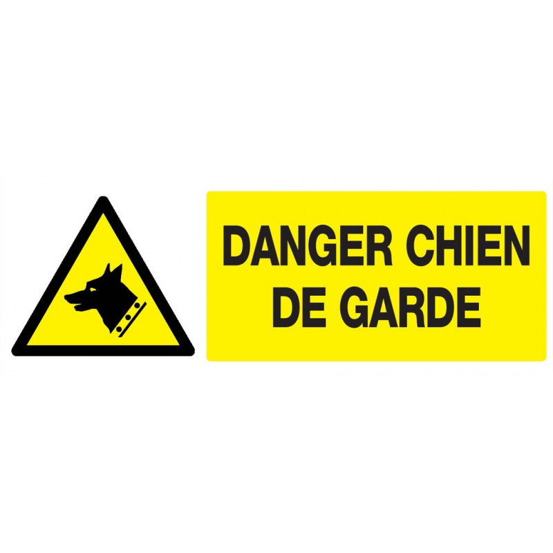DANGER, CHIEN DE GARDE 330x200mm