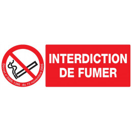 INTERDICTION DE FUMER (DECRET DU 15/11/2006) 330x200mm