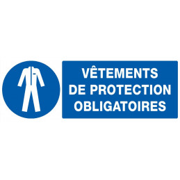 VETEMENTS DE PROTECTION OBLIGATOIRES 330x200mm