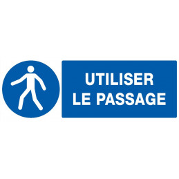 UTILISER LE PASSAGE 330x200mm