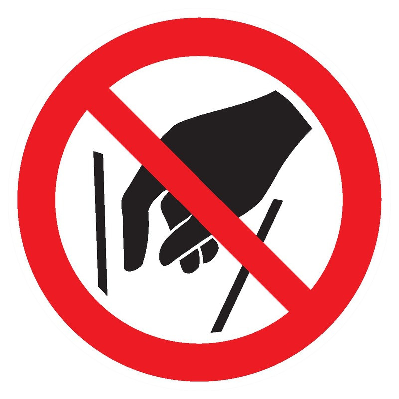 NE PAS METTRE LES MAINS D.300mm NE PAS METTRE LES MAINS D.300mm