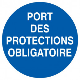 PORT DES PROTECTIONS OBLIGATOIRE D.300mm