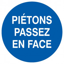 PIETONS PASSEZ EN FACE D.300mm