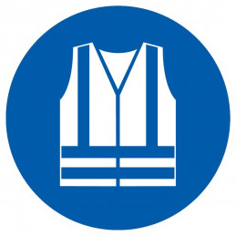 GILET DE SECURITE HAUTE VISIBILITE OBLIGAT. D.300mm