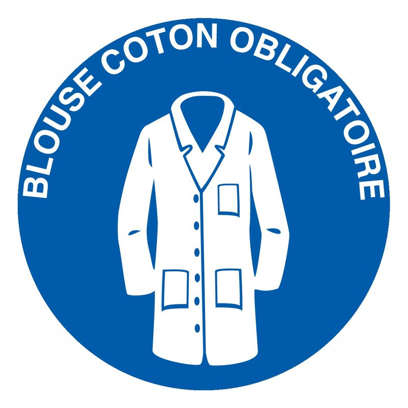 BLOUSE COTON OBLIGATOIRE D.300mm BLOUSE COTON OBLIGATOIRE D.300mm