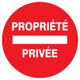 PROPRIETE PRIVEE D.420mm