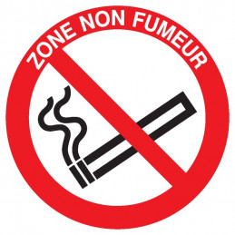 ZONE NON FUMEUR D.420mm