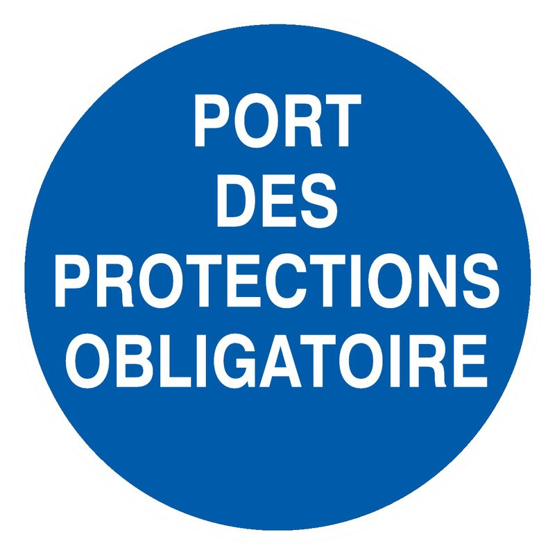 PORT DES PROTECTIONS OBLIGATOIRE D.420mm