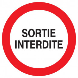 SORTIE INTERDITE D.80mm