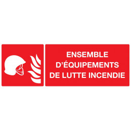 EQUIPEMENTS DE LUTTE CONTRE L'INCENDIE 330X75mm