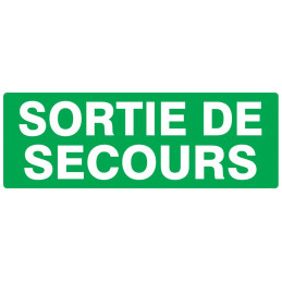 SORTIE DE SECOURS 330x75mm