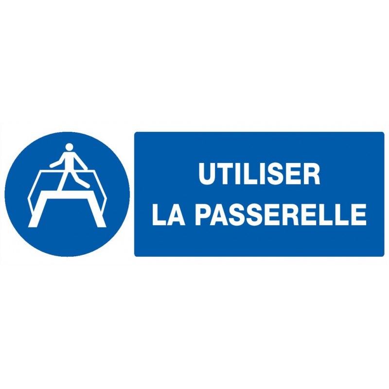 UTILISER LA PASSERELLE 330X75mm