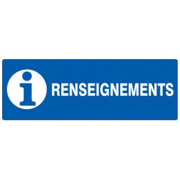 RENSEIGNEMENTS 330x75mm