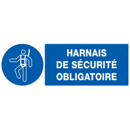 HARNAIS DE SECURITE OBLIGATOIRE 330x120mm