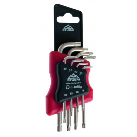 Tournevis à équerre TORX T09-T40 - 8-tlg