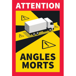 ANGLES MORTS CAMION 250X170MM ADHESIF(SACHET 10 PIECES)