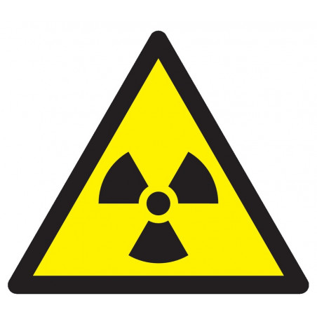 DANGER MAT. RADIOACTIVES//RAD° IONISANTES 300X300X300mm