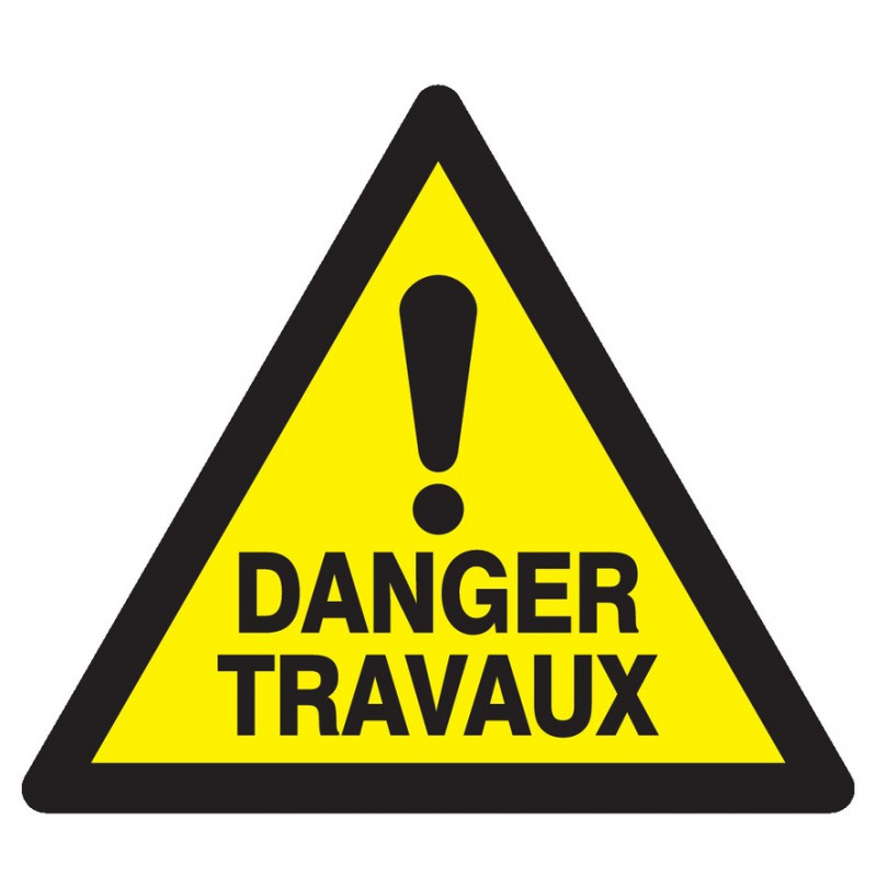 DANGER TRAVAUX 300x300x300mm