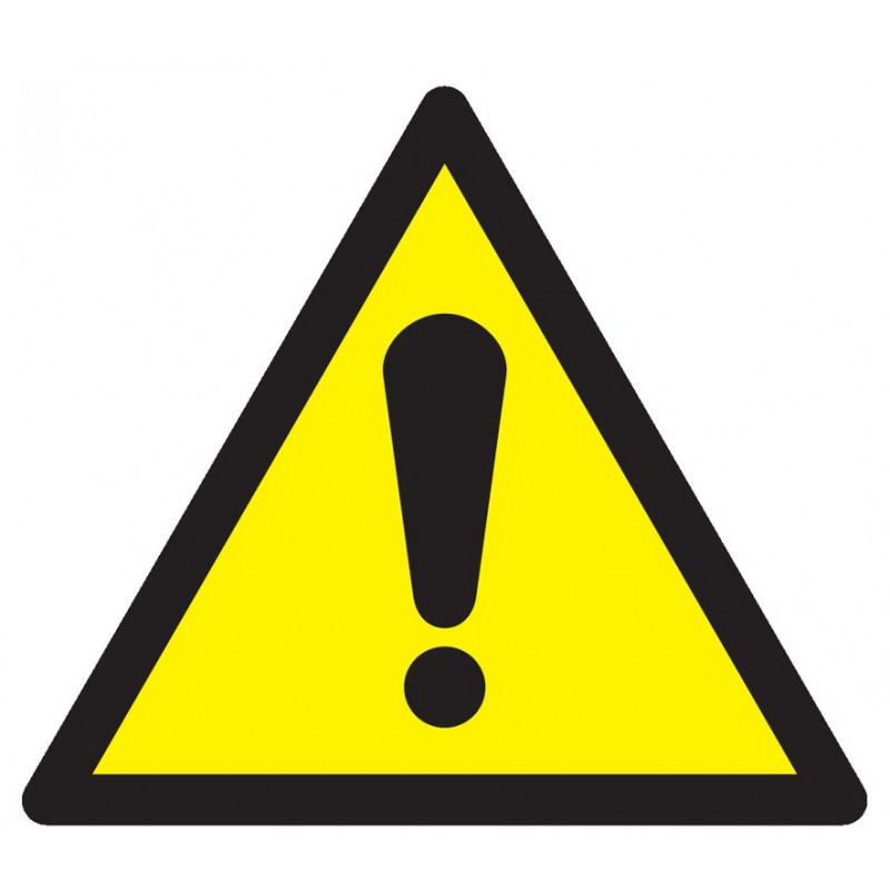 DANGER, SIGNAL GENERAL 100x100x100mm DANGER, SIGNAL GENERAL 100x100x100mm