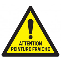 ATTENTION PEINTURE FRAICHE 100x100x100mm