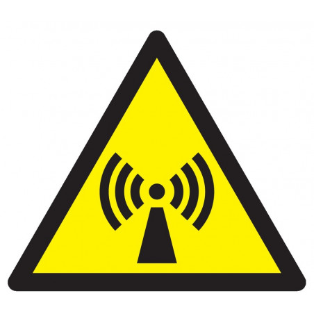 DANGER, RADIATIONS NON IONISANTES 100X100X100mm