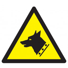 DANGER, CHIEN DE GARDE 100x100x100mm